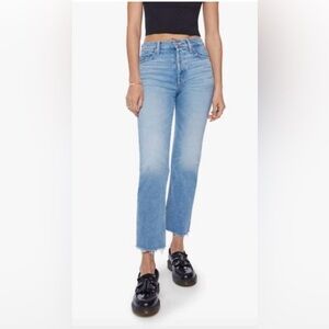 MOTHER The Tomcat Ankle Fray - Kitty Corner Jeans. Size 26